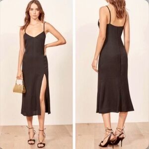 Reformation Women's Black Dress